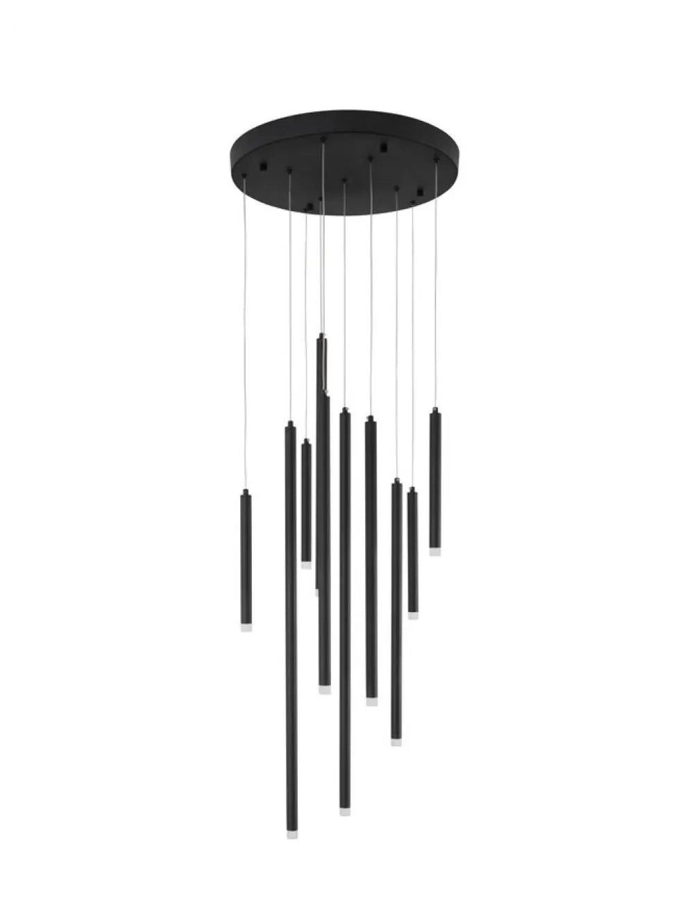 Candelabru din Aluminiu Negru H220xL50cm IP20 26W 1861lm 3000k TRIMLE