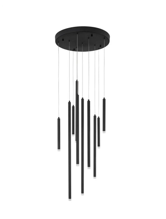 Candelabru din Aluminiu Negru H220xL50cm IP20 26W 1861lm 3000k TRIMLE