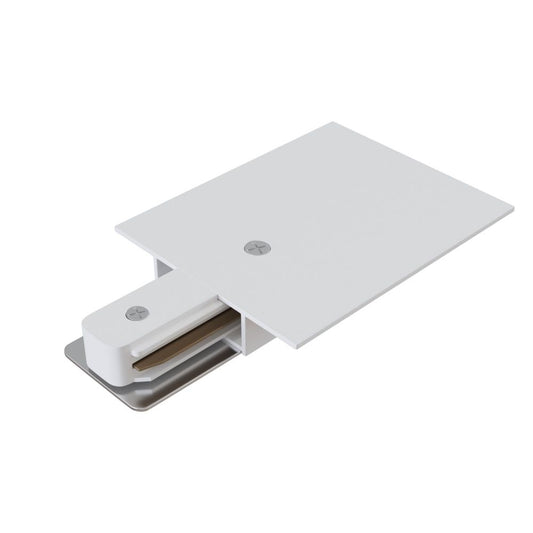 Element alimentare sina monofazata incastrata din Aluminiu Alb L12xH2cm Accessories for tracks Unity