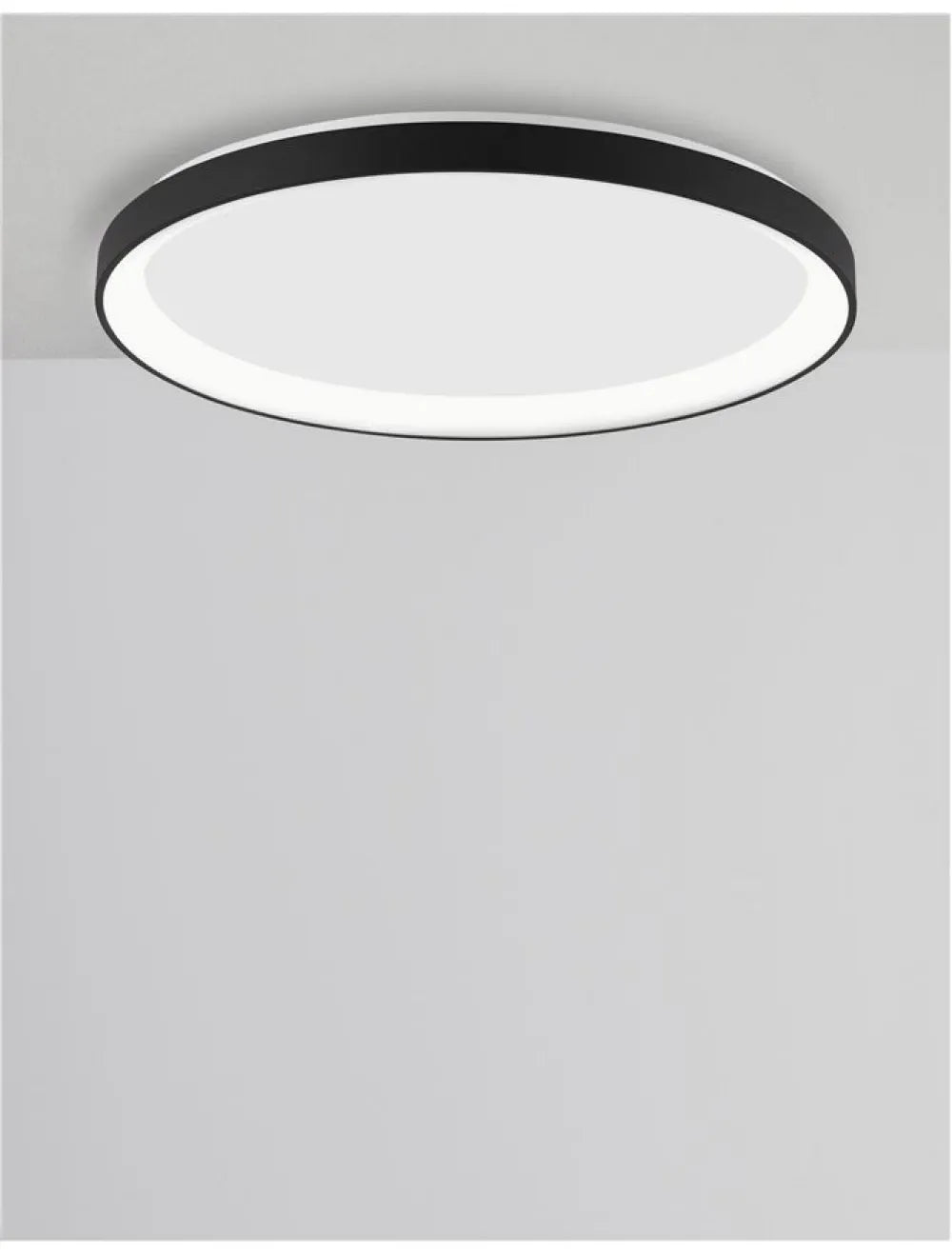 Plafoniera din Aluminiu Negru H6xL58cm IP20 50W 3134lm 3000k PERTINO