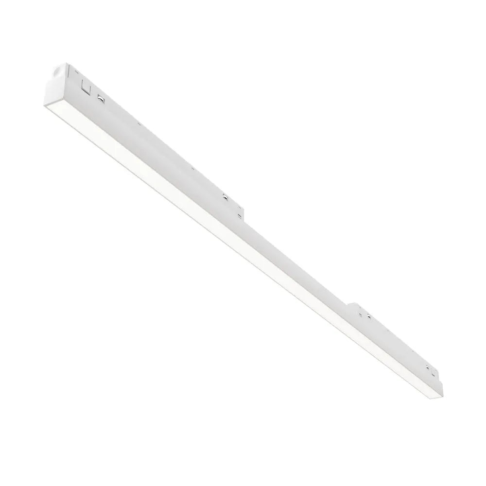 Spot dimabil Dali2 pentru sina Exility din Aluminiu Alb H4.4xL90.4cm Basis