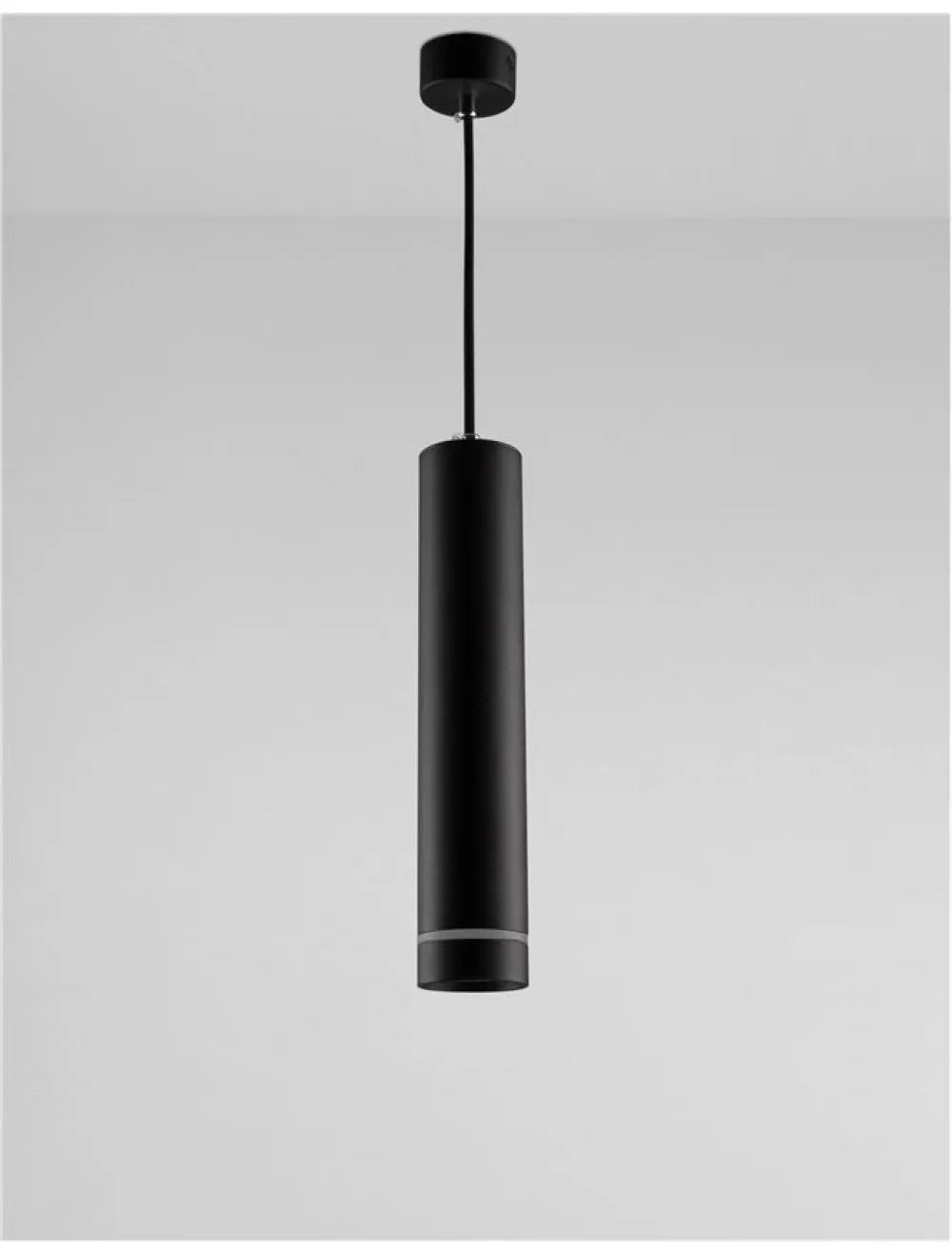 Pendul din Aluminiu Negru H150xL6cm IP20 ESCA
