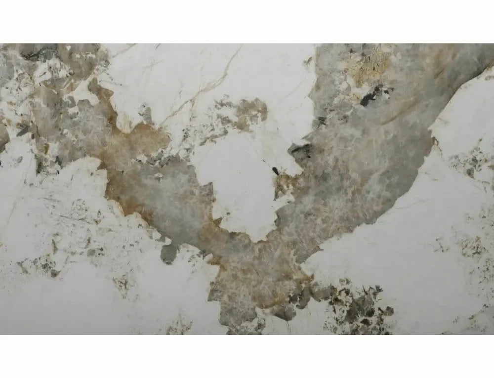 Masa extensibila din Metal Cupru si Sticla securizata+Ceramica Alb lucios cu efect de marmura L200-290xH77cm Maranello