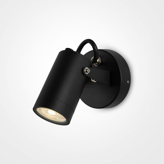 Aplica de perete Aluminiu Negru D6xH12cm Scope