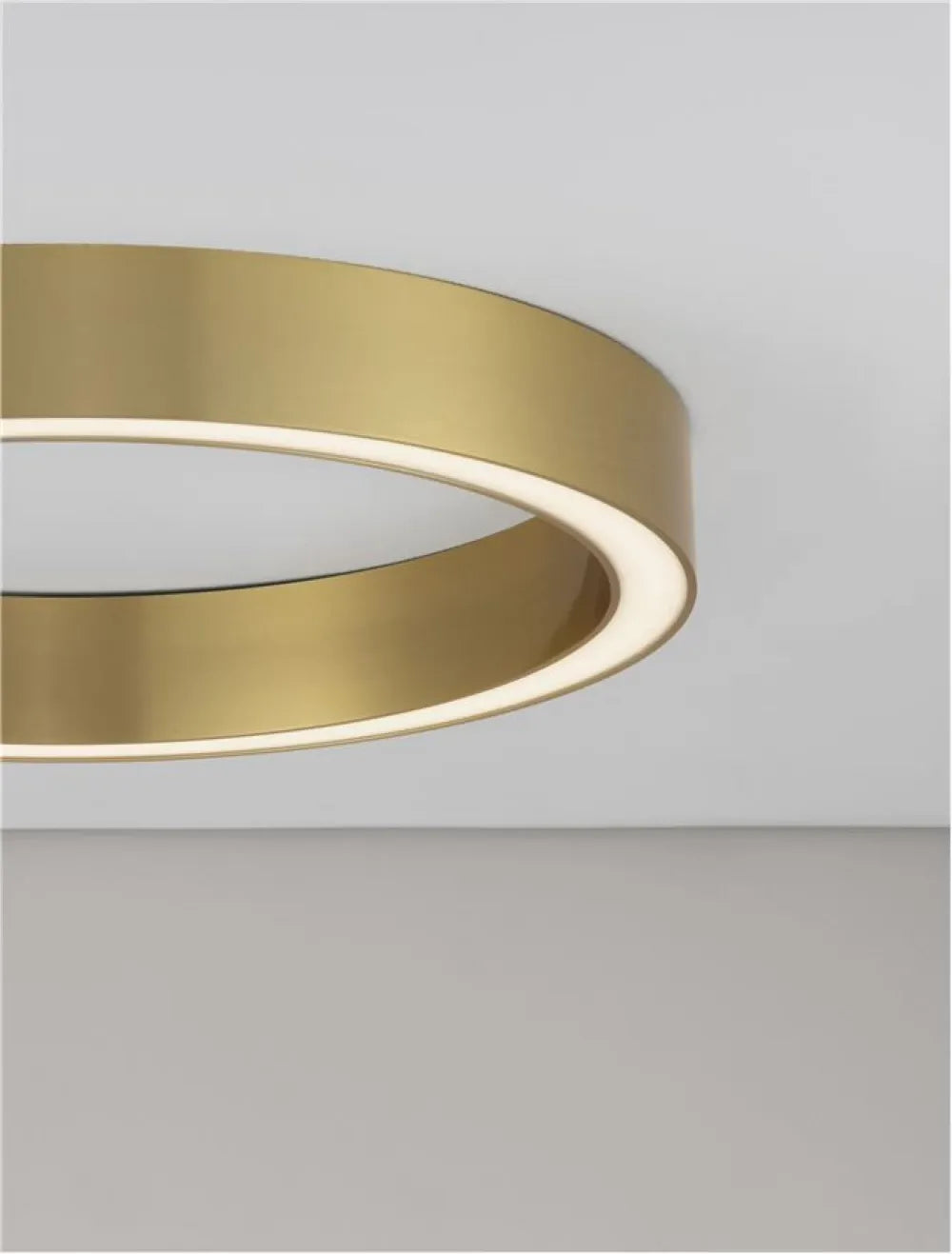 Plafoniera structura din Aluminiu Bronz si abajur din Acrilic Alb H7.8xL60cm IP20 40W 2153lm 3000k STING
