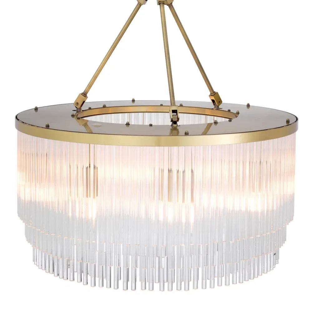 Candelabru din Metal Alama si Sticla Transparent H68xD60cm Hector S  Eichholtz
