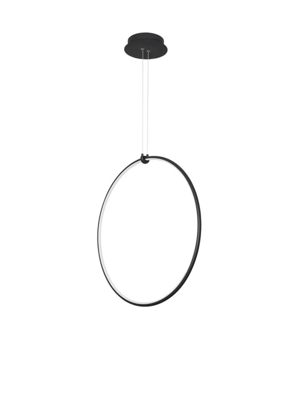 Pendul din Aluminiu Negru H120xL68cm IP20 27W 1603lm 3000k RING