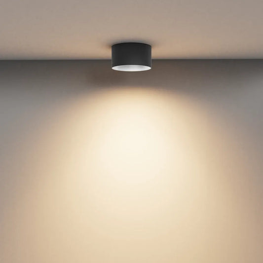 Spot aplicat din Aluminiu Negru H7xD14cm Vega