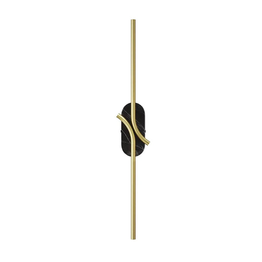 Aplica perete din Metal and marble Alama H63xL8.6cm Renaissance