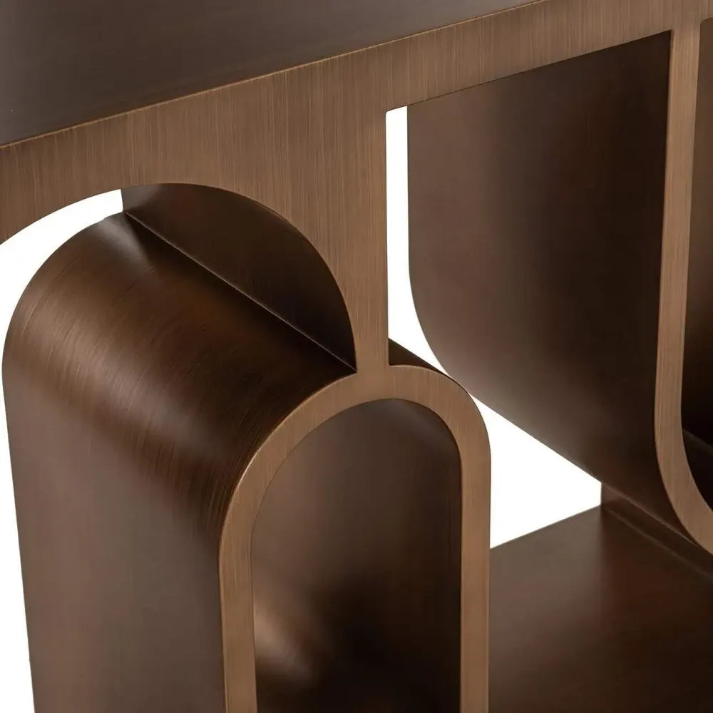 Consola din Metal Auriu periat H85.5xL150cm Lugano