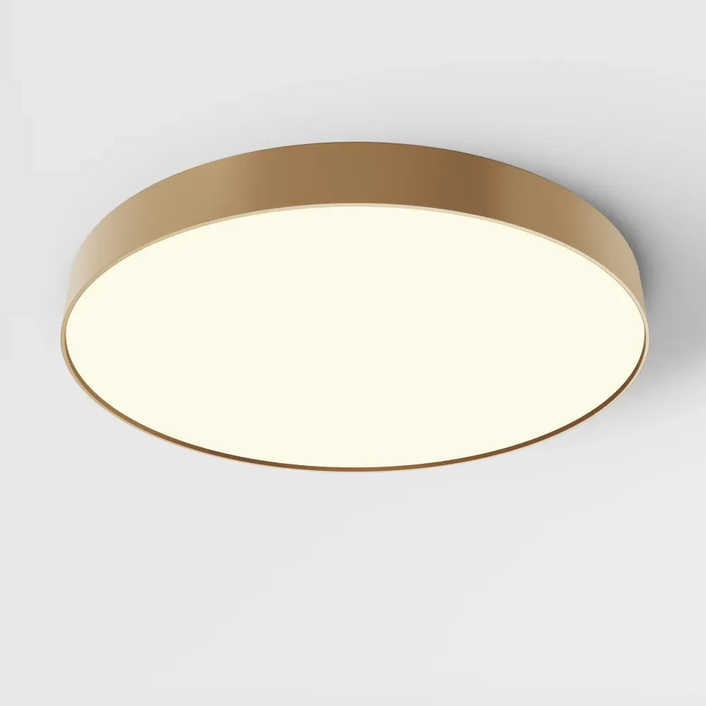 Plafoniera din Aluminiu Auriu mat H6xD60cm Zon