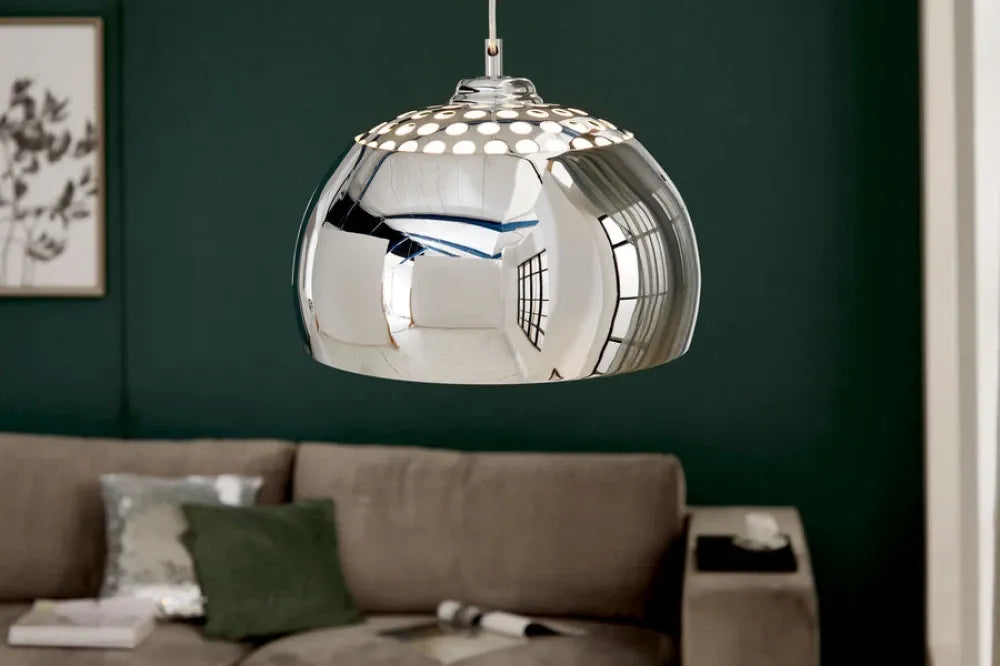Pendul din Metal Argintiu D32xH22cm CHROME BALL