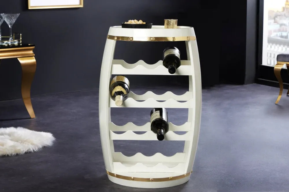 Suport pentru depozitarea sticlelor de vin din Lemn de pin Alb H63xL42cm Bodega