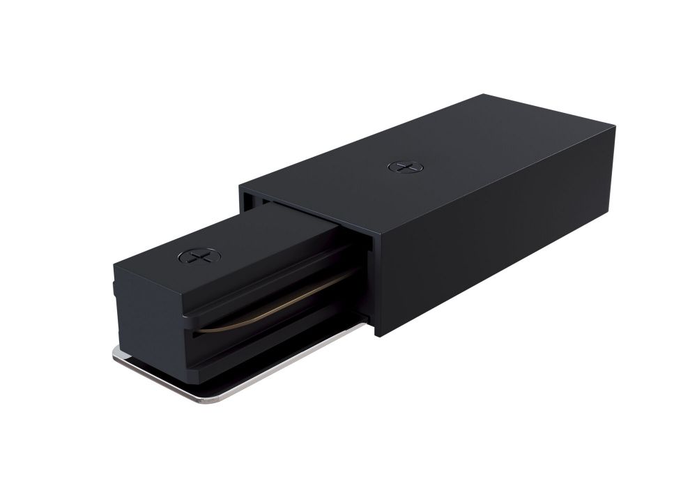 Cap alimentare sina Accessories for tracks Negru LED L12xH3cm