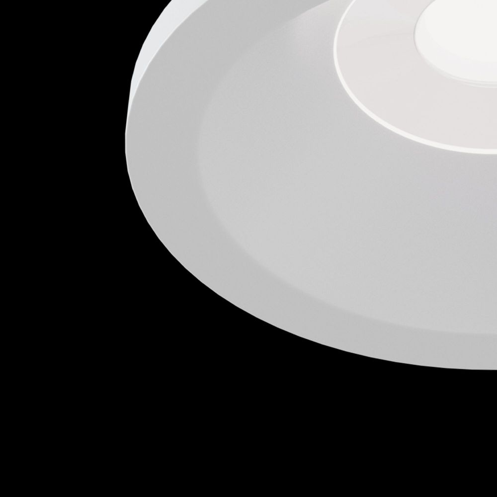 Spot incastrat din Aluminiu Alb D8.5xH4.5cm Zoom