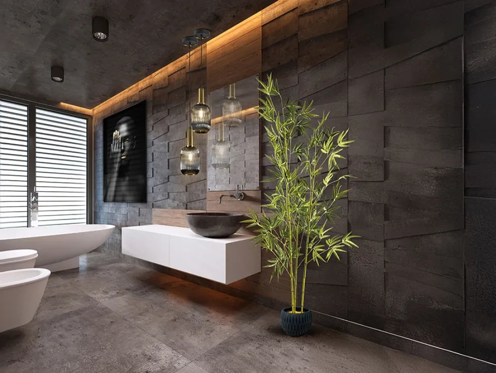 Planta artificiala din Plastic Verde L50xH170cm Bambu