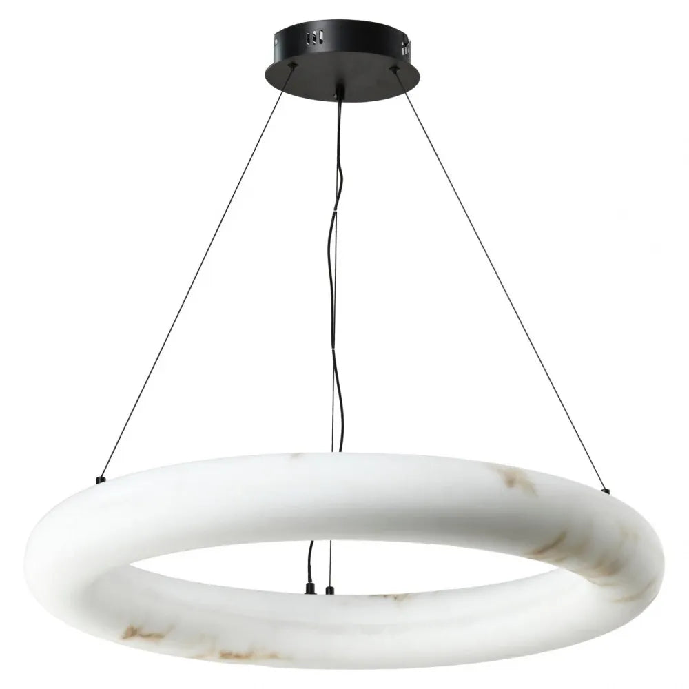 Lustra din Metal/Rasina Auriu/Alb D80xH120cm Solmira Richmond interiors