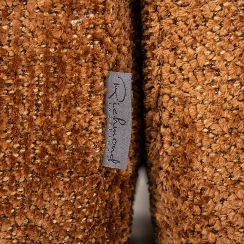 Coltar fix cu orientare dreapta tapitat cu Stofa Be lovely Maro L325cm Cube Richmond Interiors