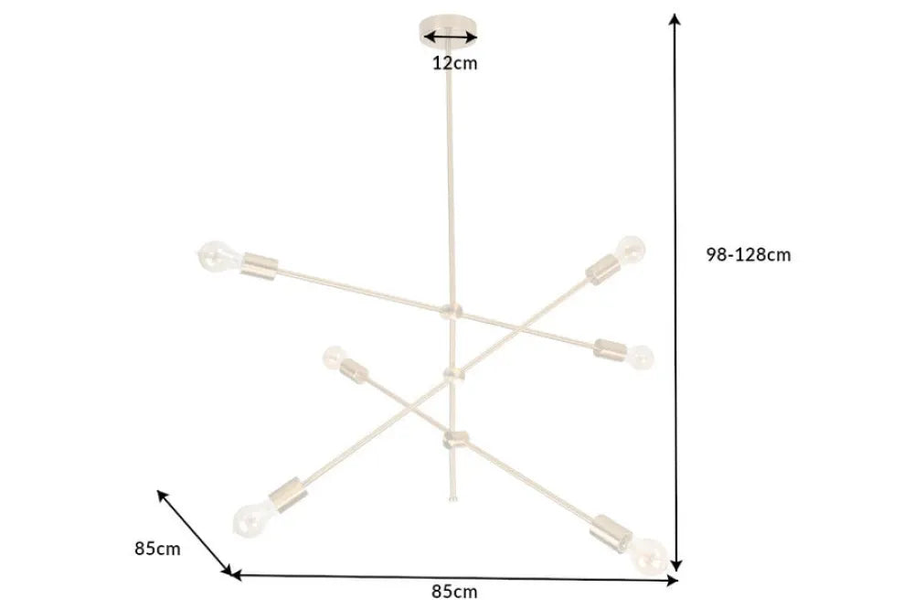 Lustra din Metal Auriu D85xH98-128cm VARIATION