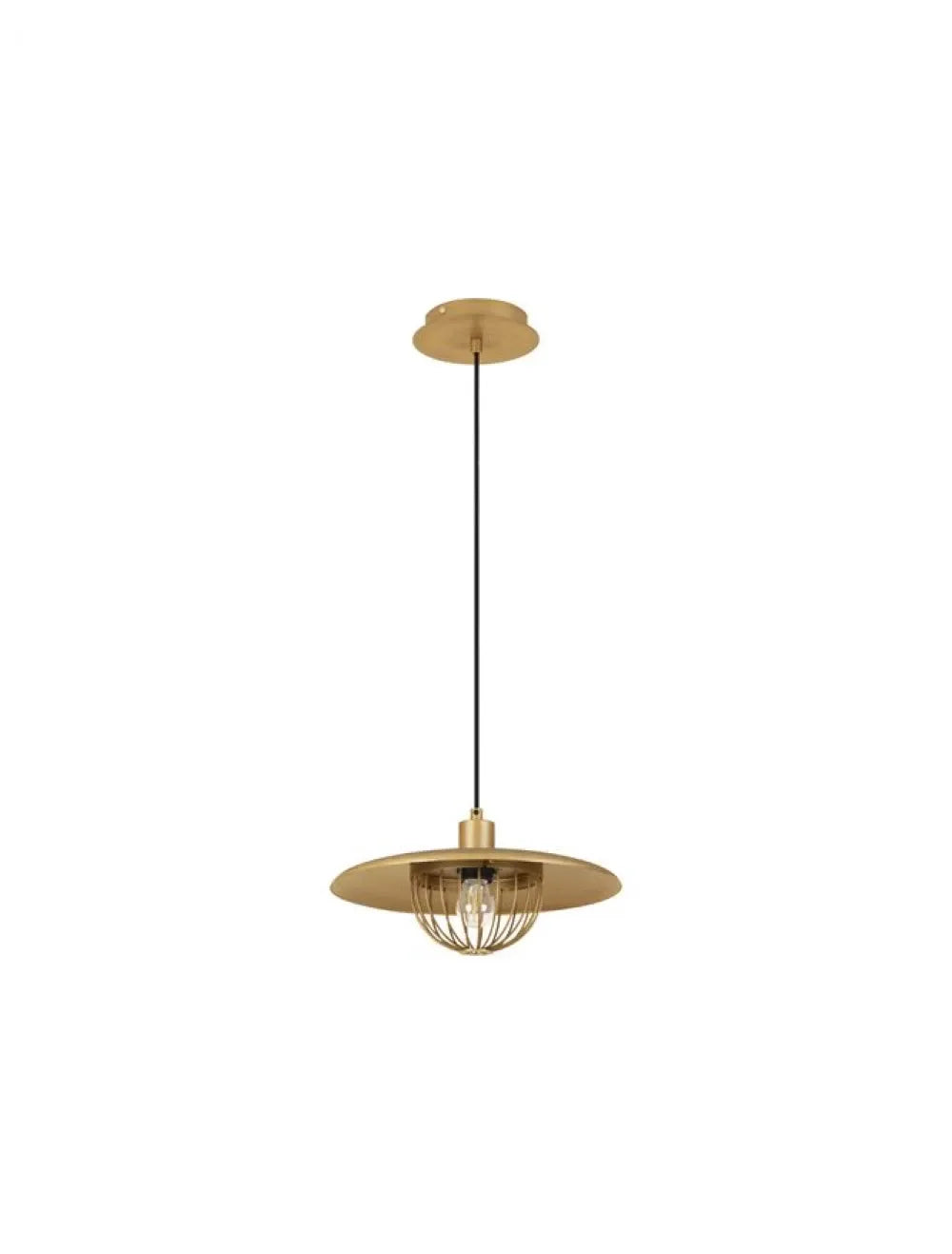 Pendul structura din Metal Auriu si abajur din Metal Auriu H150xL33cm IP20 FOX