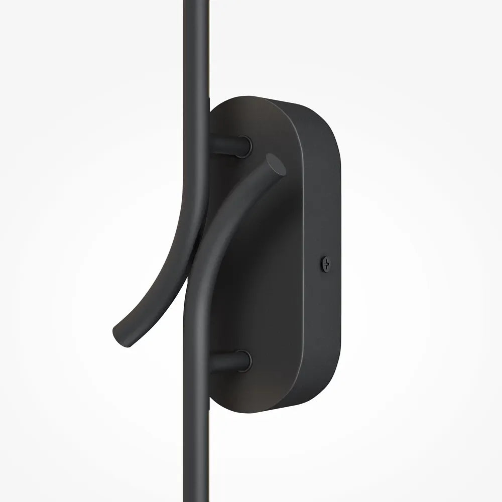 Aplica de perete din Metal Negru H63xL10cm IP20 6W 3000K Renaissance
