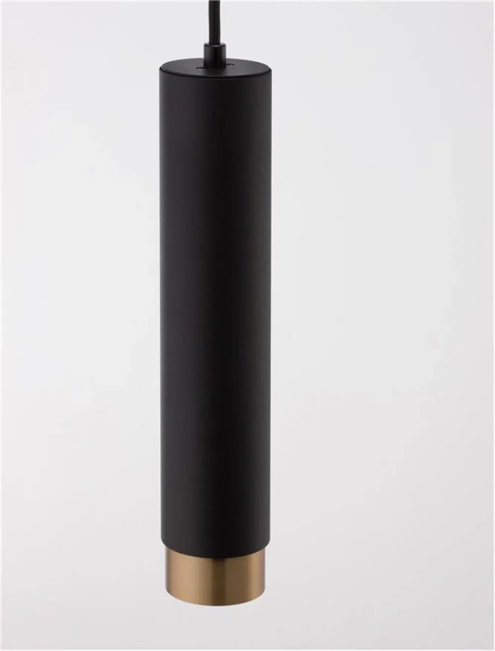 Pendul din Aluminiu Negru/Auriu H180xL5.9cm IP20 PONGO