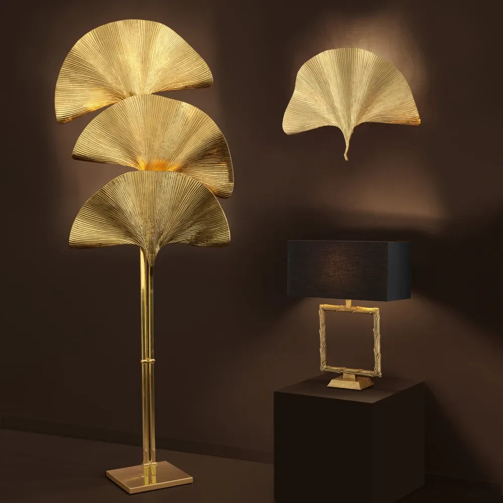 Aplica de perete din Metal Alama H48xL67cm Las Palmas Eichholtz