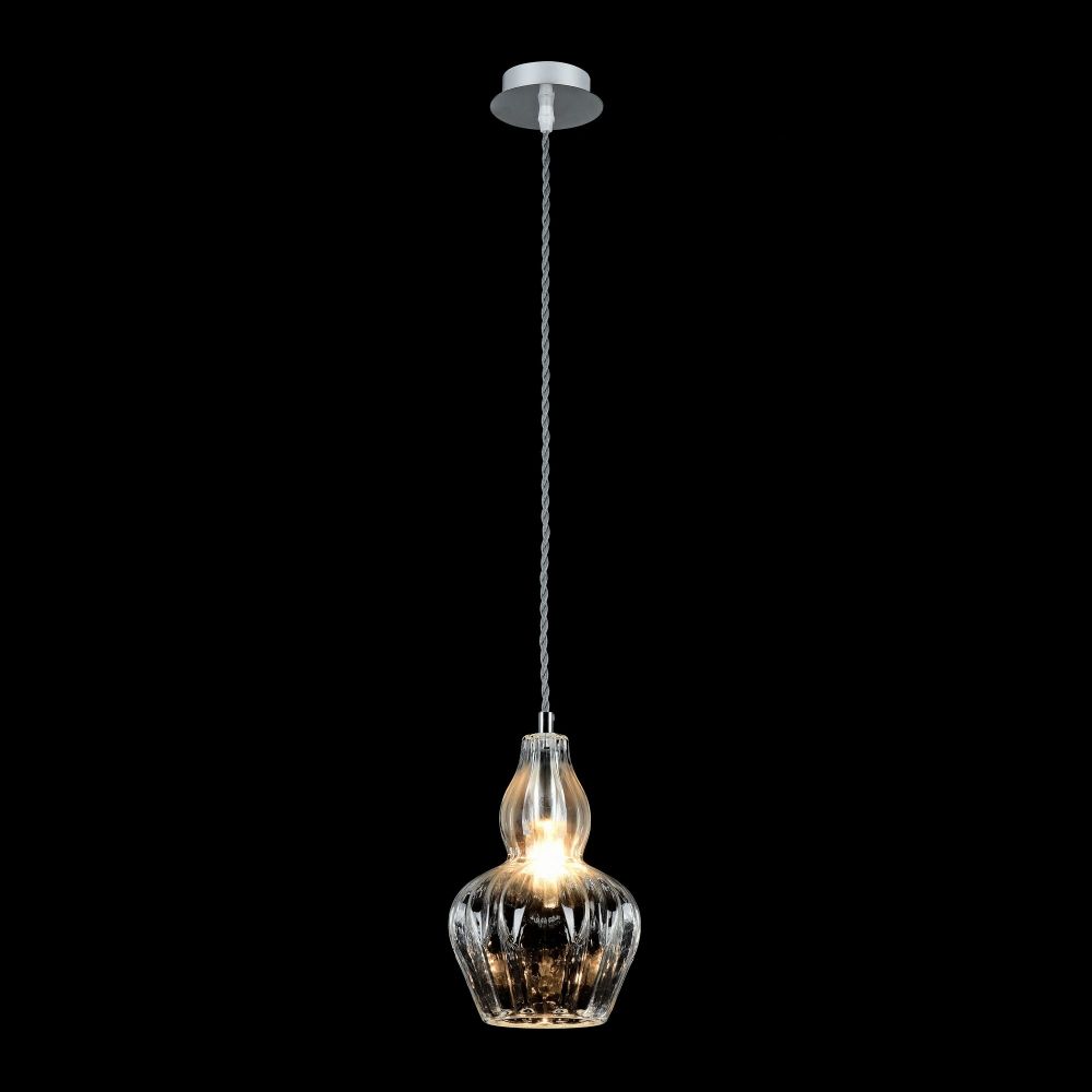 Pendul cu inaltime reglabila din Sticla Transparent D16xH143cm Eustoma