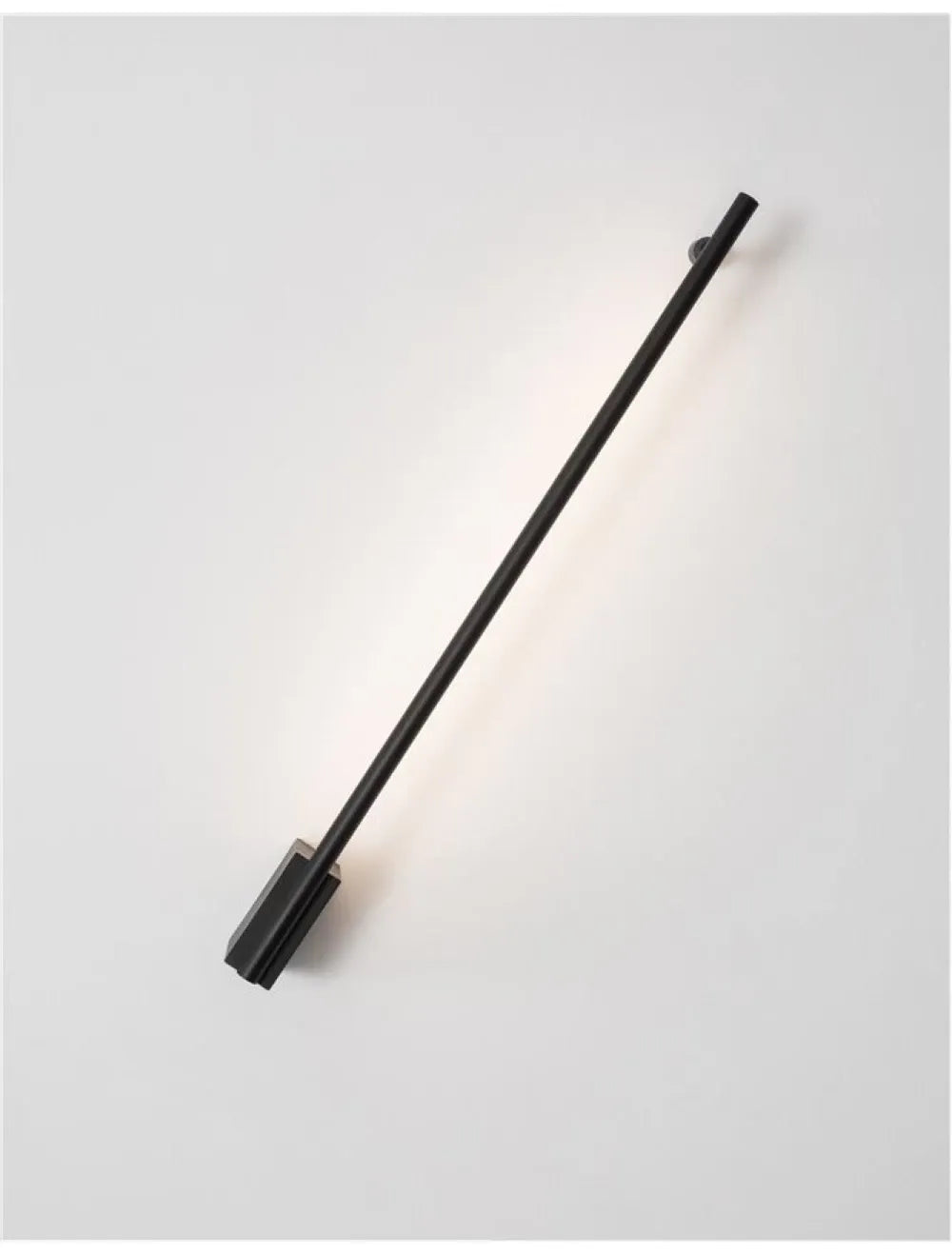 Aplica de perete din Aluminiu Negru H3.5xL60cm IP20 10W 366lm 3000k GROPIUS