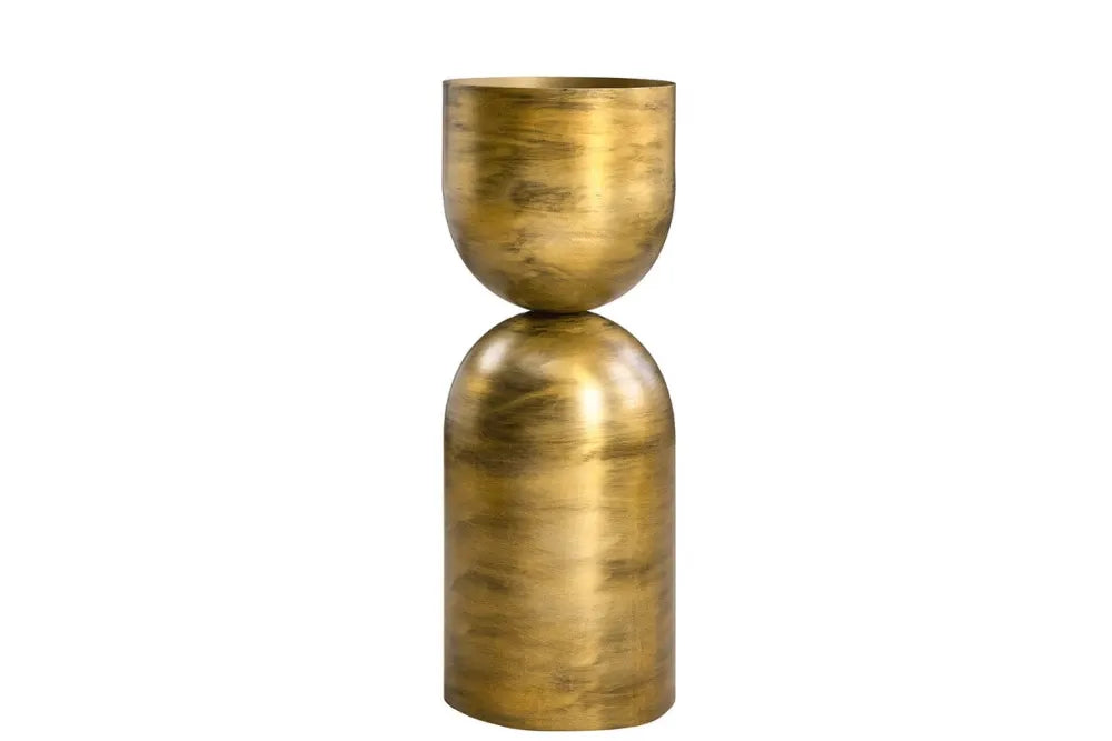 Ghiveci decorativ din Metal Alama H56xL20cm Sandglass L