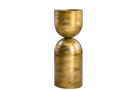 Ghiveci decorativ din Metal Alama H56xL20cm Sandglass L
