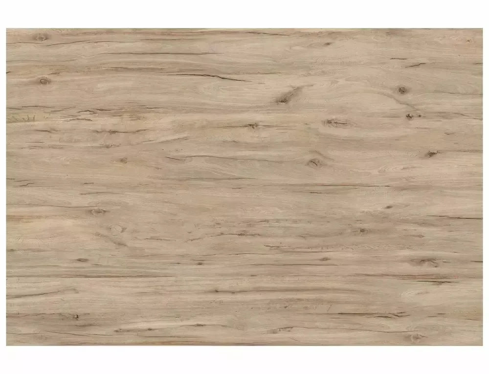 Masa Extensibila de 12 persoane din Sticla securizata+Ceramica Maro deschis si Metal Negru mat DxH77cm Westin