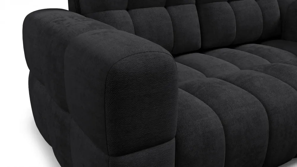 Canapea tapitata cu material pet friendly Alias negru L181x104cm