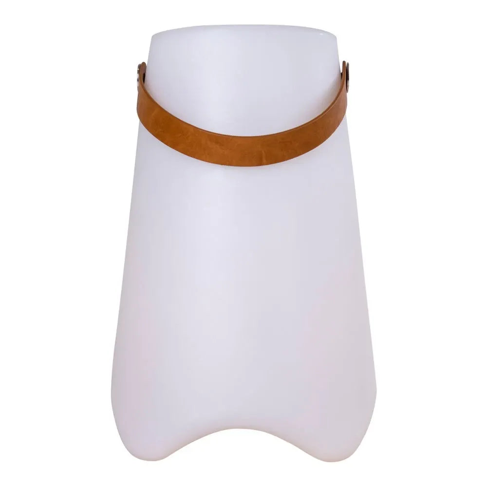 Veioza reincarbabila tip frapiera din Polipropilena Alb H37.5xD25cm Bristol