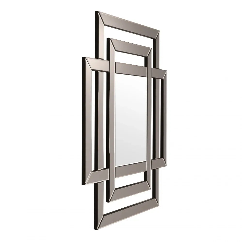 Oglinda cu rama din Sticla Bronz L100xH110cm Mortimer Eichholtz