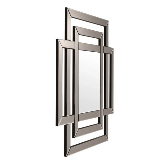 Oglinda cu rama din Sticla Bronz L100xH110cm Mortimer Eichholtz