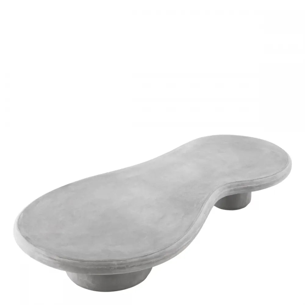 Masuta de cafea pentru exterior din Beton armat cu fibra de sticla Gri H31xL181cm Erato Eichholtz