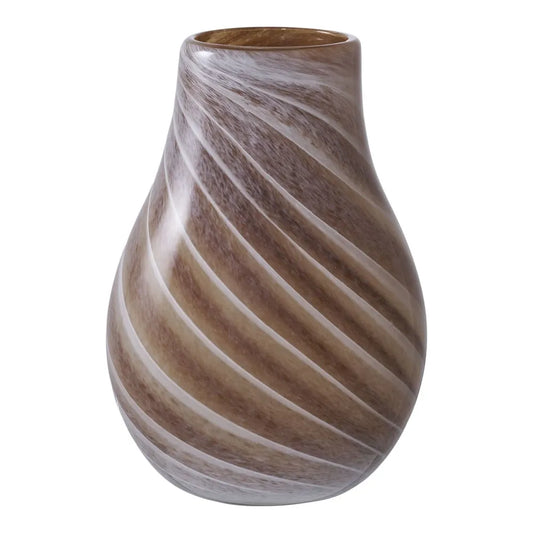 Vaza din Sticla Maro H23xD16cm HN0875