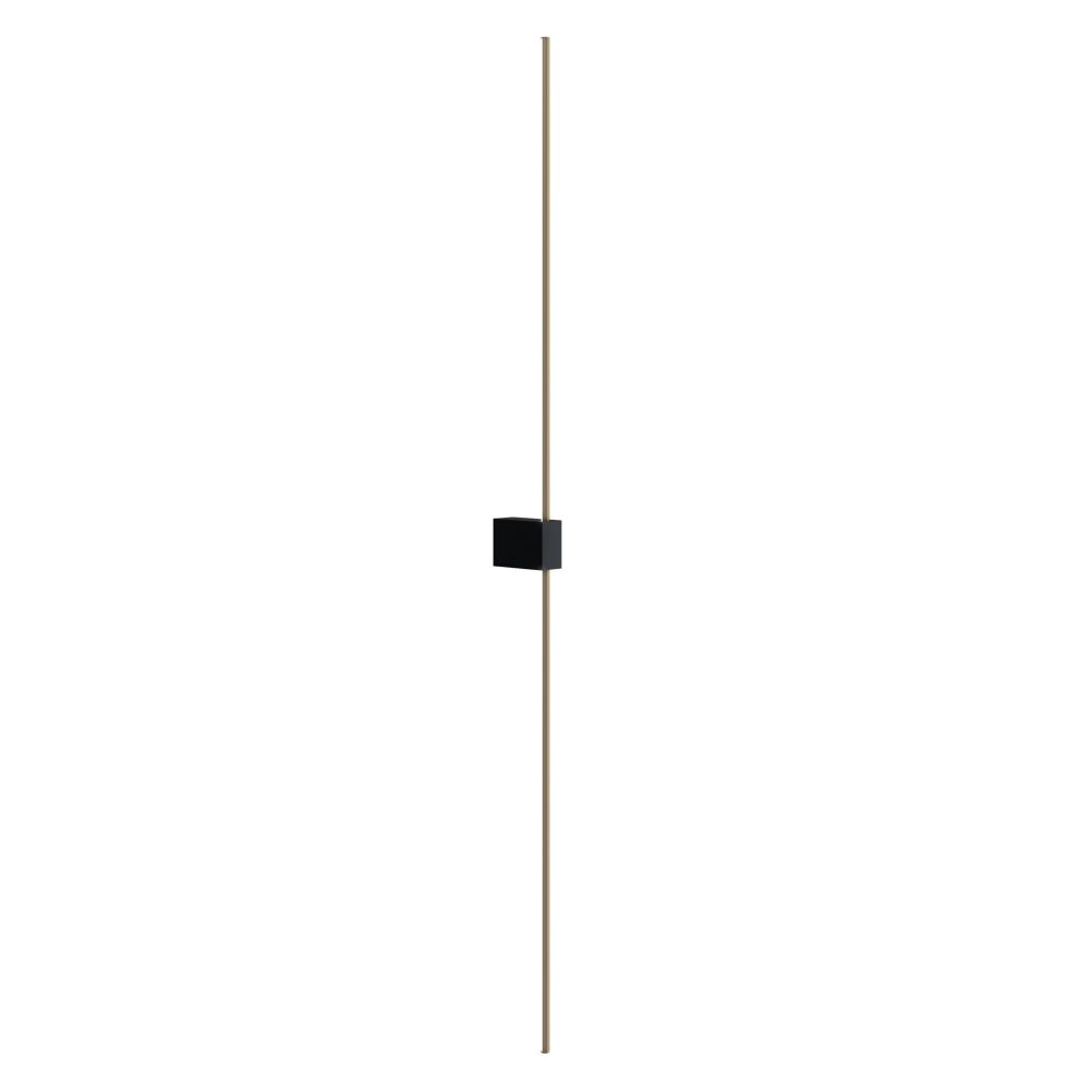 Aplica de perete Aluminiu Negru/Auriu L105xH3cm Pars