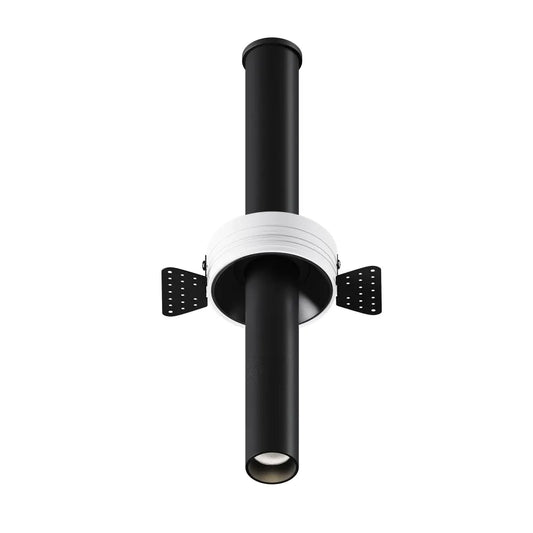 Spot incastrat din Aluminiu Negru H31.6xD3cm 7W 460lm 3000k Focus T