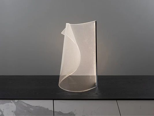 Veioza din Metacrilat Transparent L35xH50cm Velos II