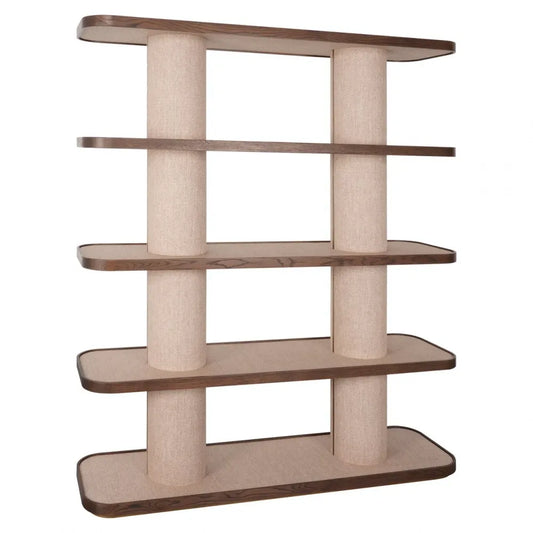 Etajera din Metal/In Auriu/Bej si Lemn/In Maro/Bej L150xH180cm Willox Richmond interiors