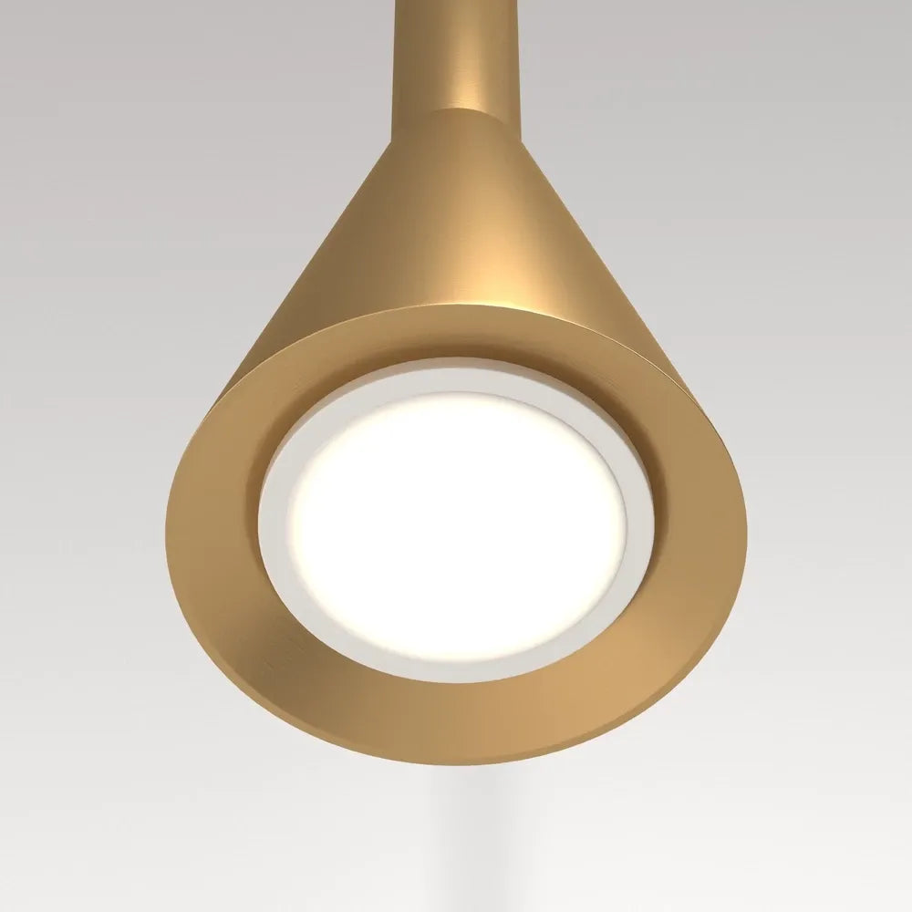 Pendul din Metal Auriu H180xD7.5cm IP 20 GU10 40W Arrow