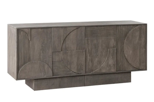 Comoda din Lemn de mango Gri L170xH80cm ART DECO