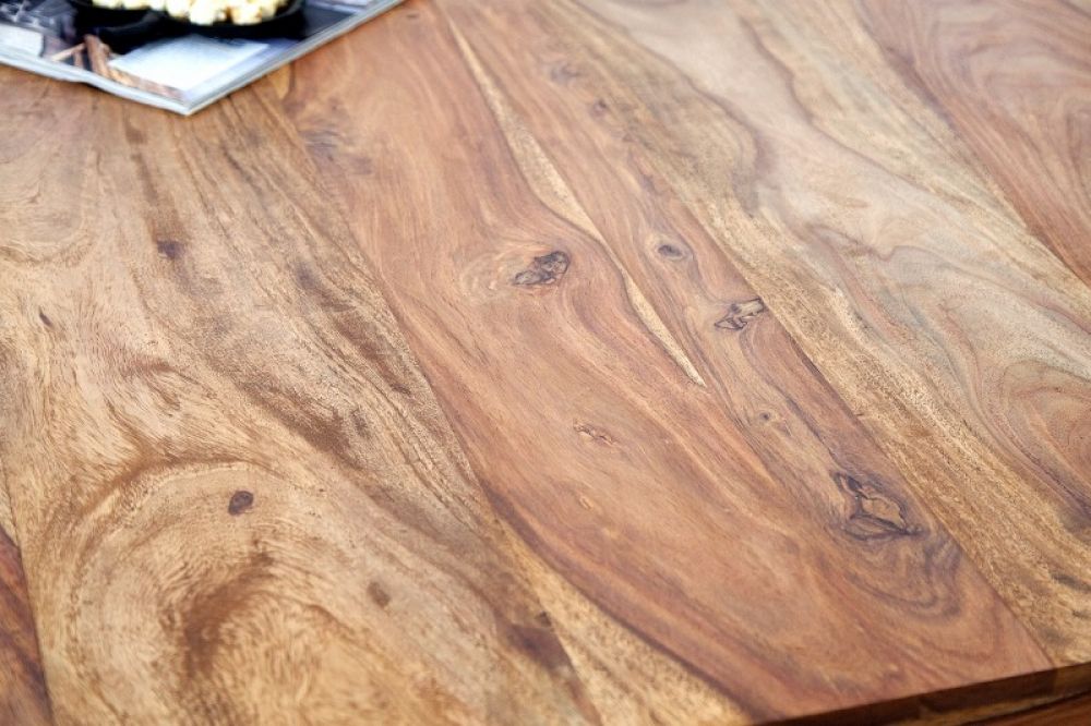 Masa dreptunghiulara din Lemn de palisandru Maro de 8 persoane L200x100cm Makassar