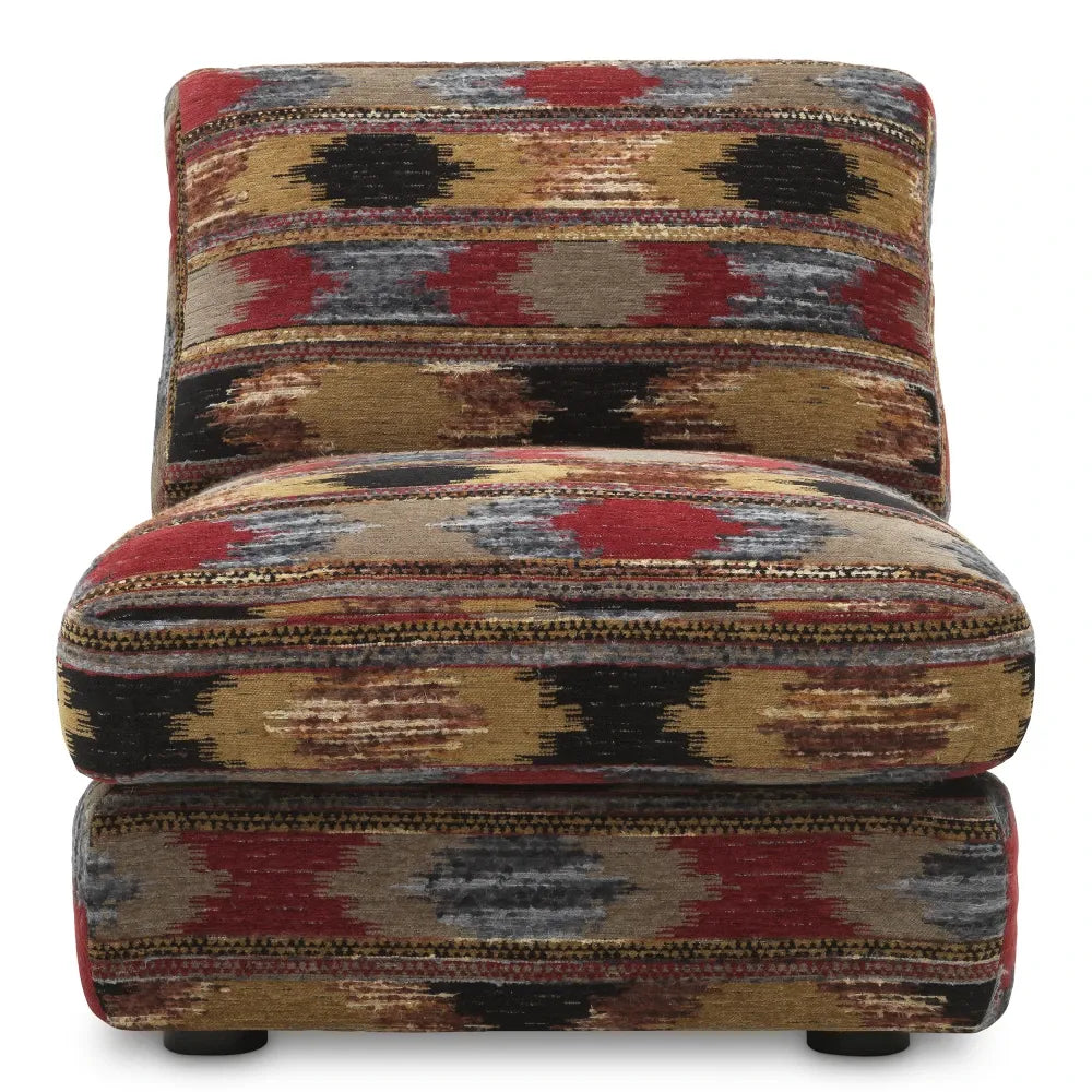 Fotoliu tapitat cu Stofa Multicolor L76xA100xH78cm Alden Eichholtz