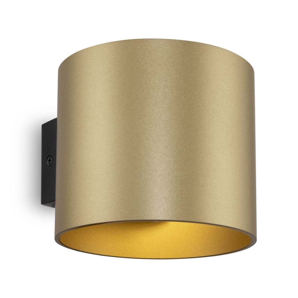 Aplica de perete din Metal Auriu D10xH8cm Rond