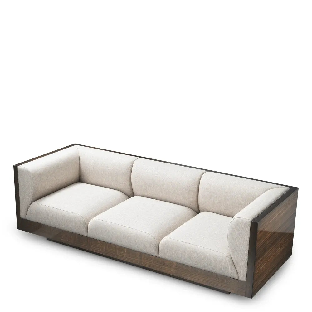 Canapea tapitat cu Stofa Bej L230xA92xH73cm Sebastian Eichholtz