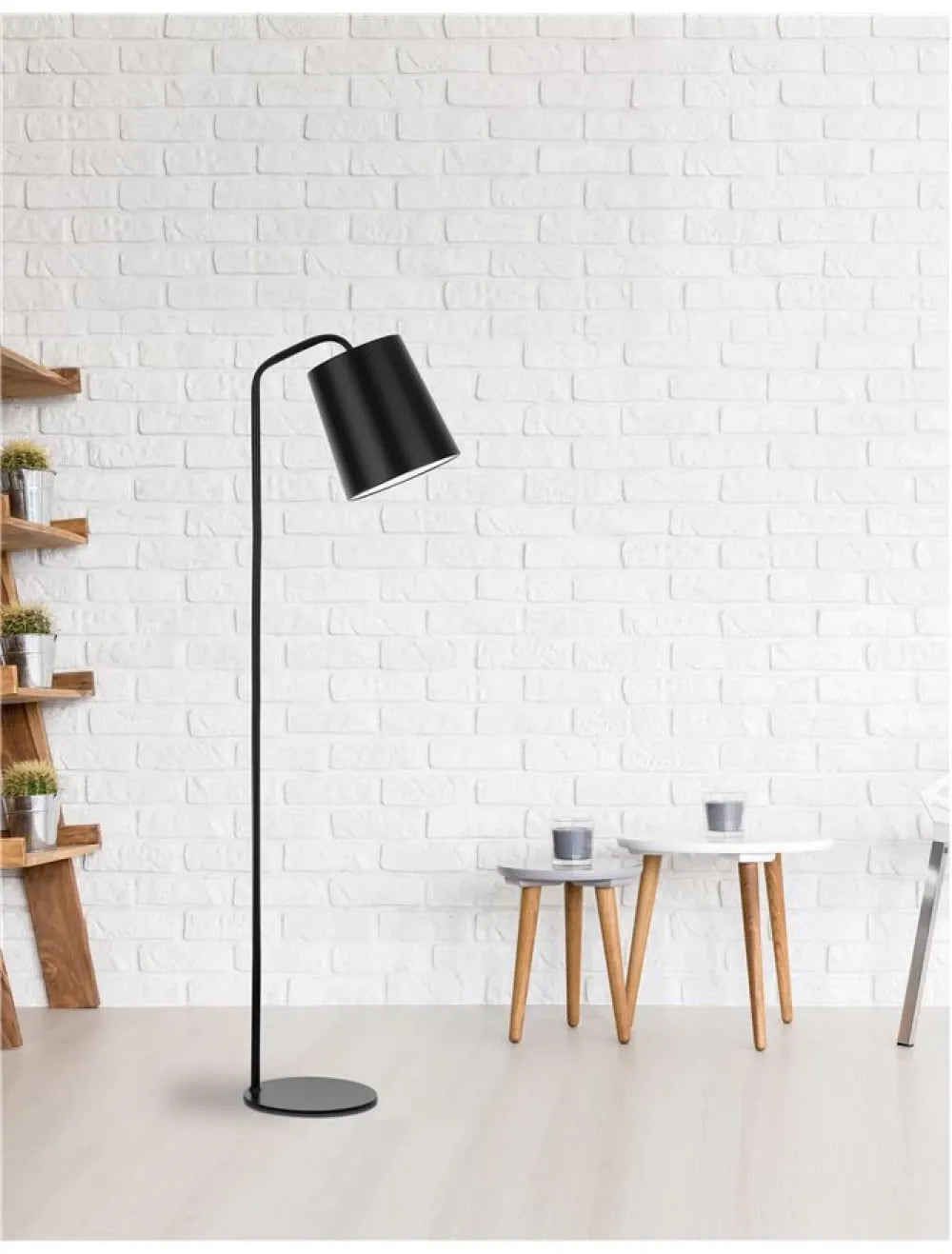 Lampa de podea structura din Metal Negru si abajur din Metal Negru H188xL30cm IP20 STABILE