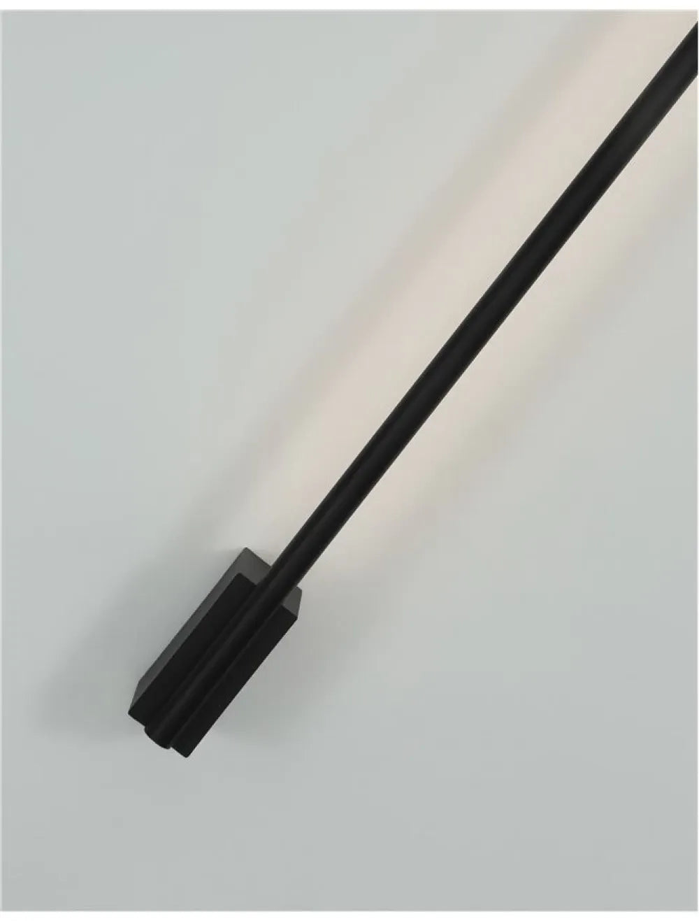 Aplica de perete din Aluminiu Negru H3.5xL120cm IP20 20W 672lm 3000k GROPIUS